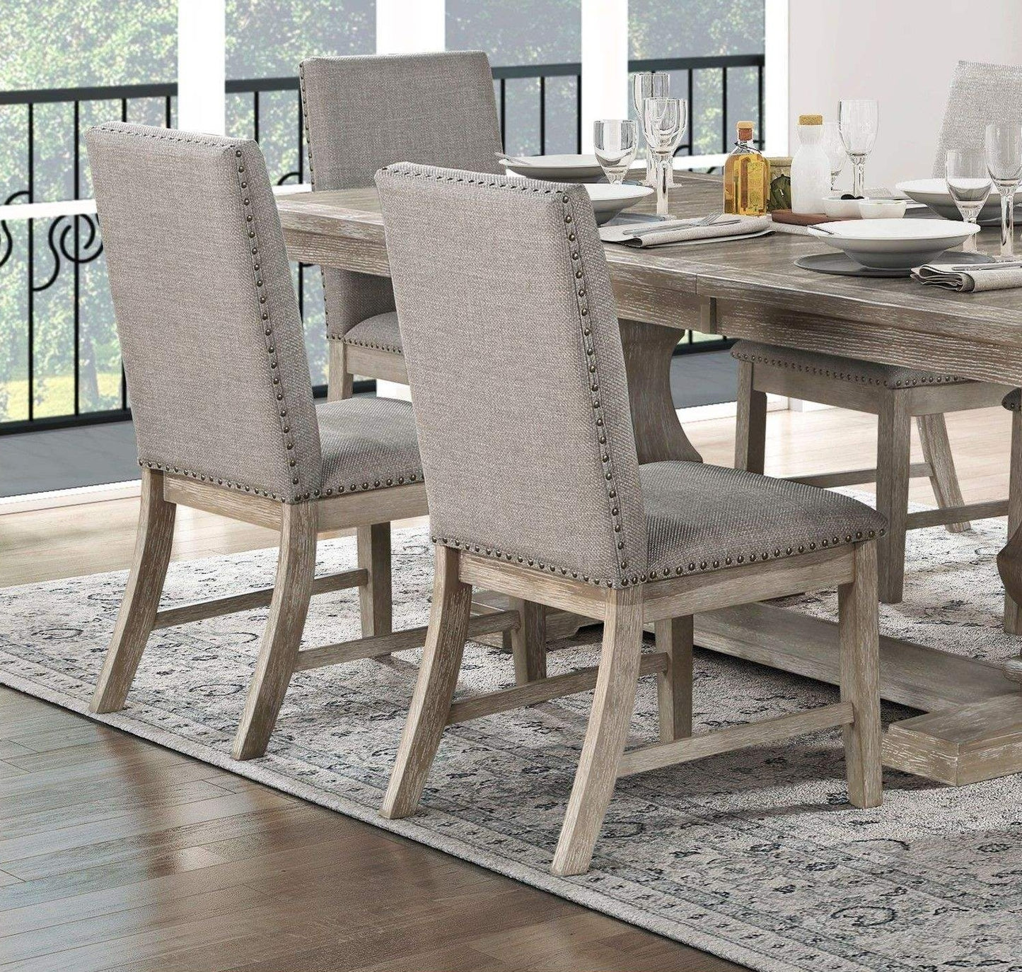 7-Piece Wood Dining Set