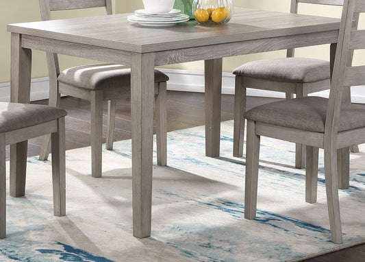 5-Piece Dining Set with Marble-Style Table